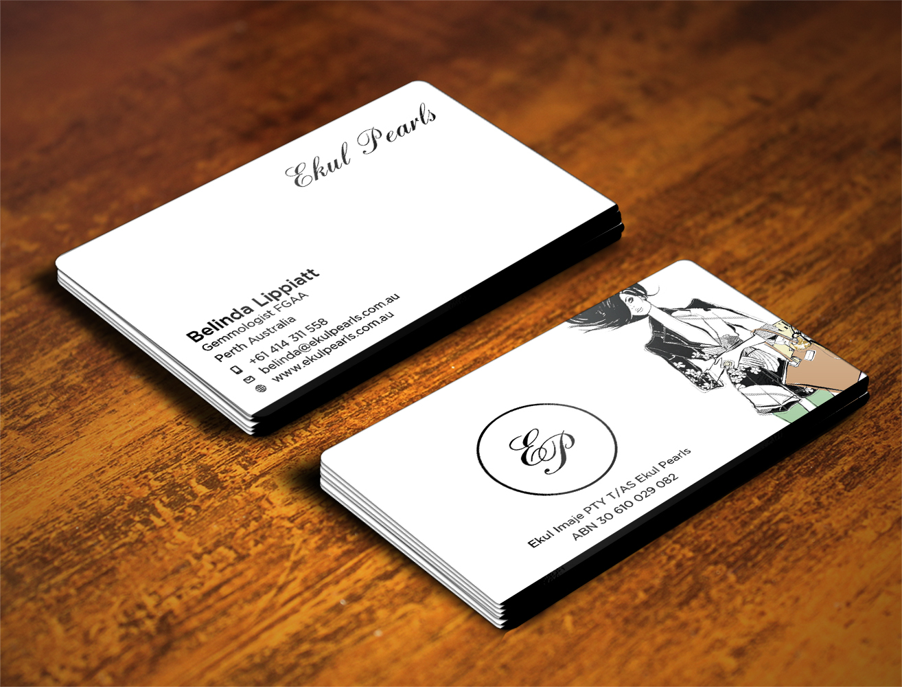 Design de Carte de Visite par Verified artistry (Design garden) pour Ekul Pearls | Design #12124383