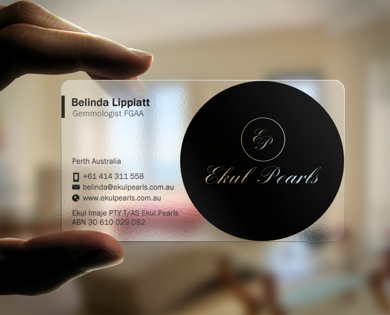 Business Card Design by Brand aid for Ekul Pearls | Design #12131202