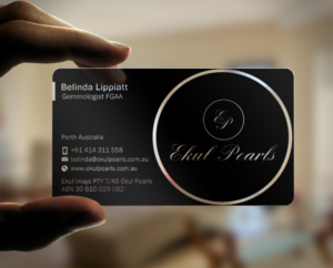Business Card Design by Brand aid for Ekul Pearls | Design: #12131214