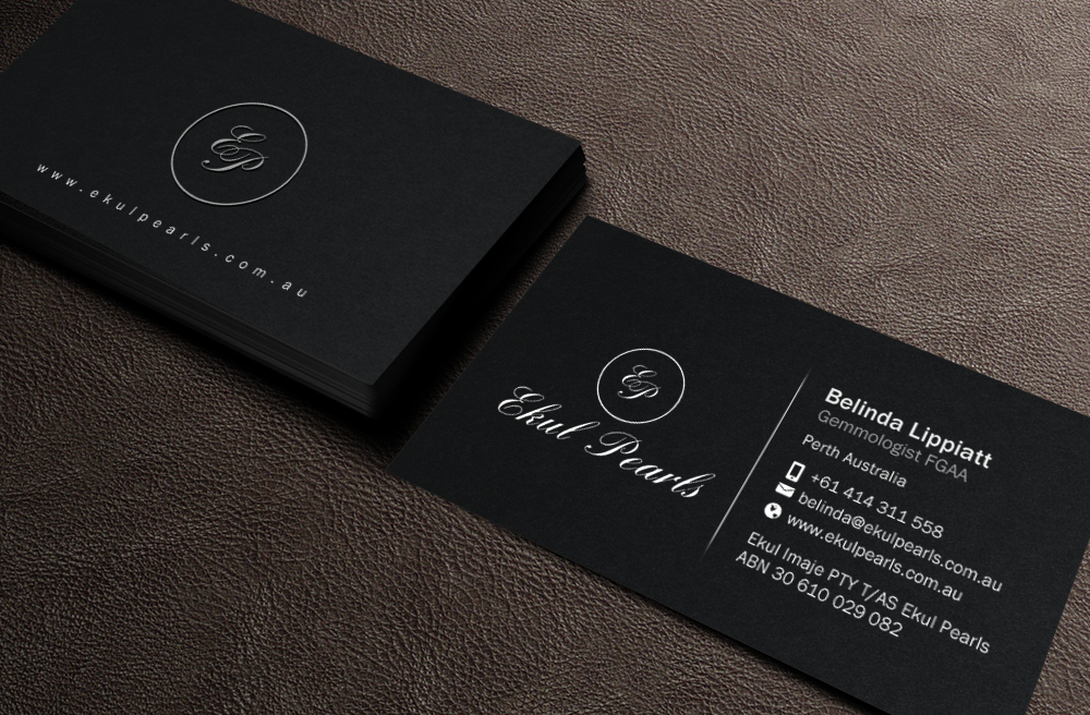 Diseño de Tarjeta de Presentación por Brand aid para Ekul Pearls | Diseño #12131229