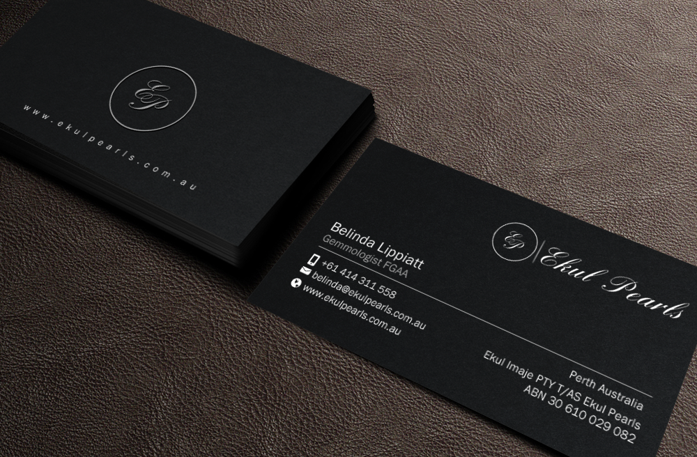 Business Card Design by Brand aid for Ekul Pearls | Design #12131239