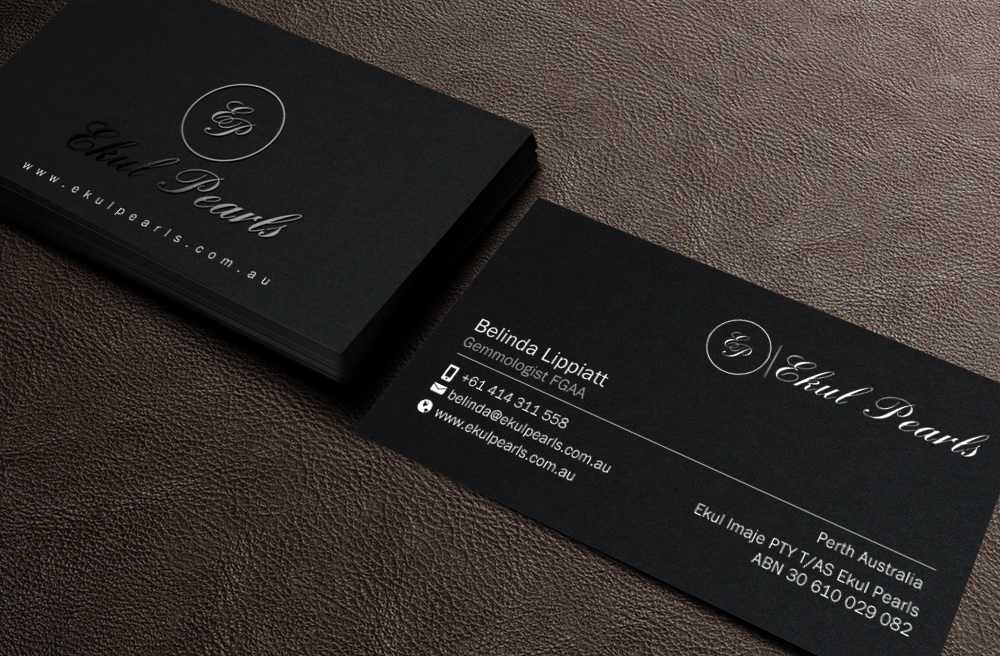 Business Card Design by Brand aid for Ekul Pearls | Design #12131244