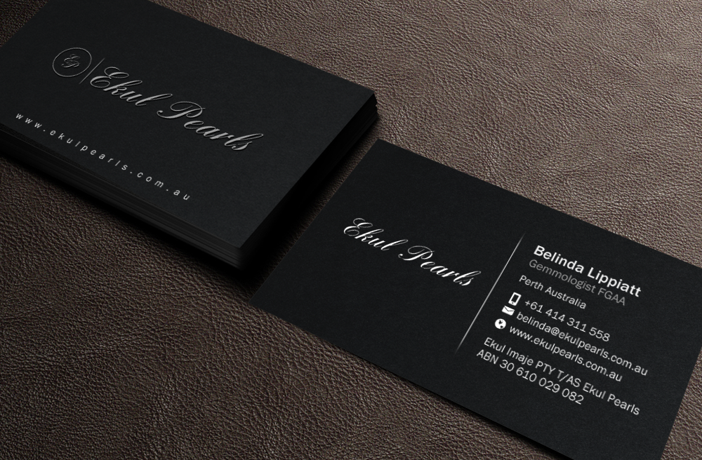 Business Card Design by Brand aid for Ekul Pearls | Design #12144127