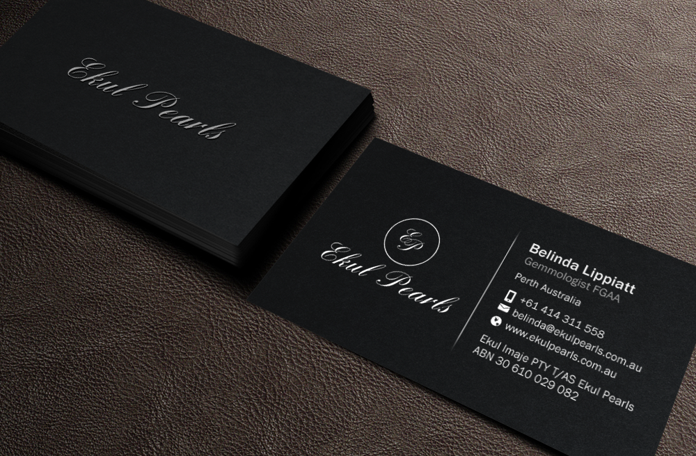 Diseño de Tarjeta de Presentación por Brand aid para Ekul Pearls | Diseño #12183498