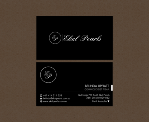 Business Card Design by chandrayaan.creative for Ekul Pearls | Design: #12112314