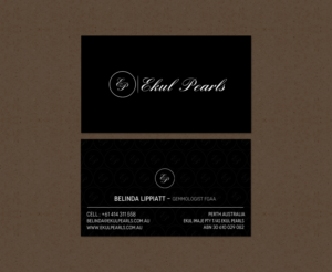 Business Card Design by chandrayaan.creative for Ekul Pearls | Design: #12112315