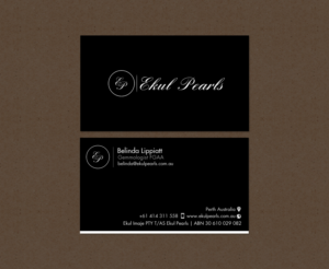 Business Card Design by chandrayaan.creative for Ekul Pearls | Design: #12112323