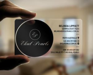 Business Card Design by chandrayaan.creative for Ekul Pearls | Design: #12112330