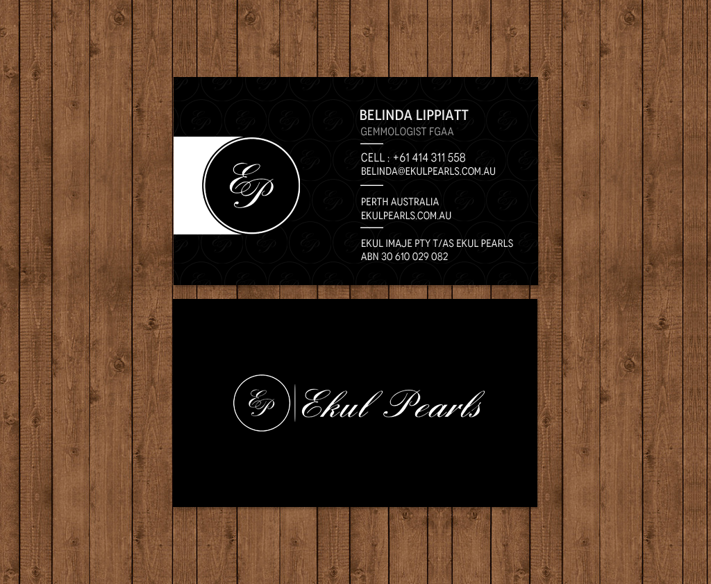 Business Card Design by chandrayaan.creative for Ekul Pearls | Design #12112331