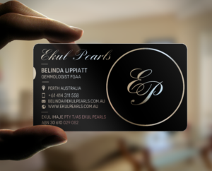 Business Card Design by chandrayaan.creative for Ekul Pearls | Design: #12112333