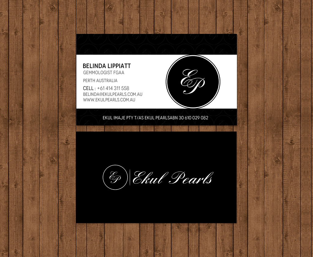Business Card Design by chandrayaan.creative for Ekul Pearls | Design #12112334