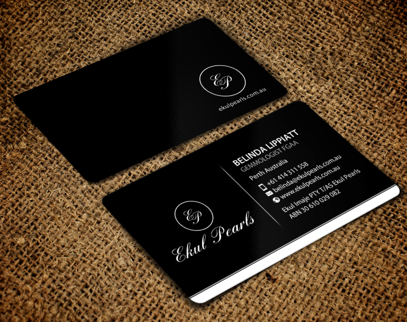 Business Card Design by chandrayaan.creative for Ekul Pearls | Design #12112337