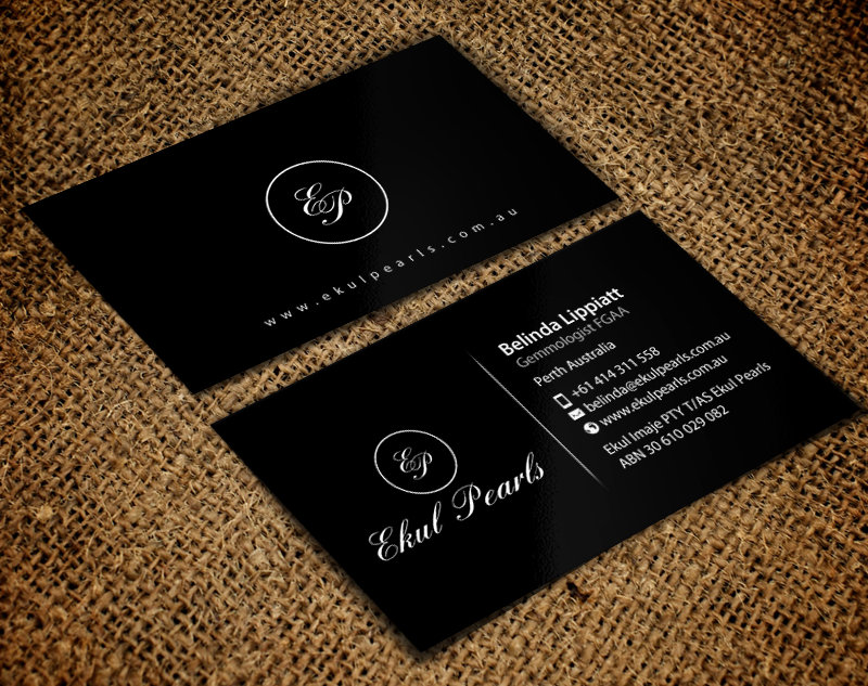 Business Card Design by chandrayaan.creative for Ekul Pearls | Design #12112338
