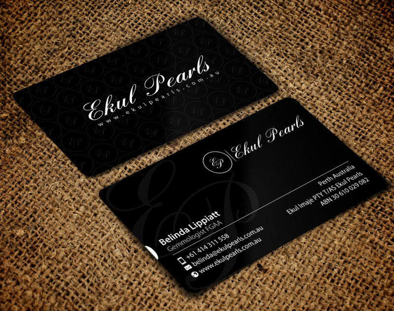 Business Card Design by chandrayaan.creative for Ekul Pearls | Design #12112339