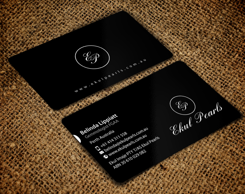 Design de Carte de Visite par chandrayaan.creative pour Ekul Pearls | Design #12112340