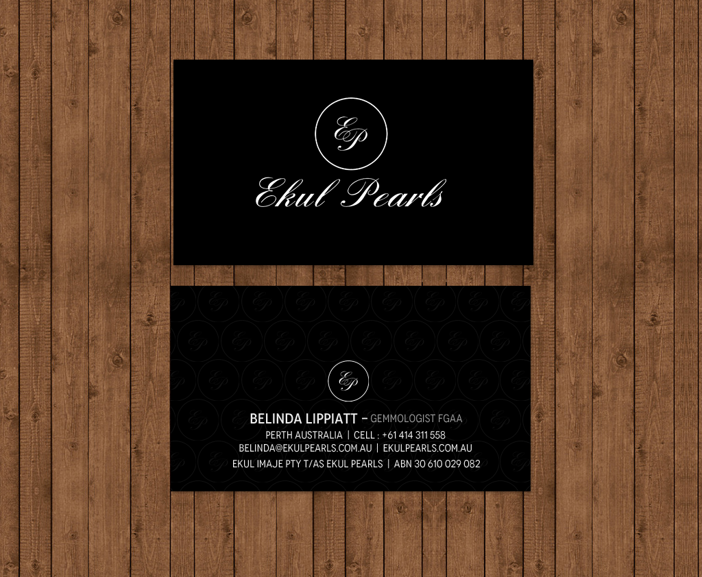 Design de Carte de Visite par chandrayaan.creative pour Ekul Pearls | Design #12123659