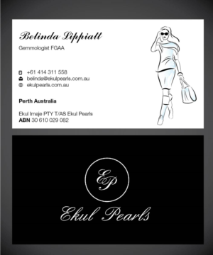 Business Card Design by Isnah Logo for Ekul Pearls | Design: #12124727