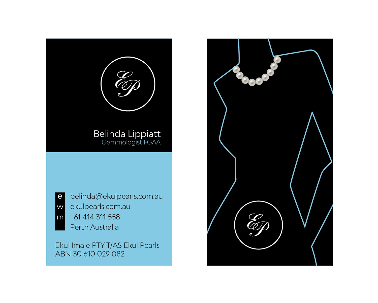 Diseño de Tarjeta de Presentación por richman 2 para Ekul Pearls | Diseño #12113583