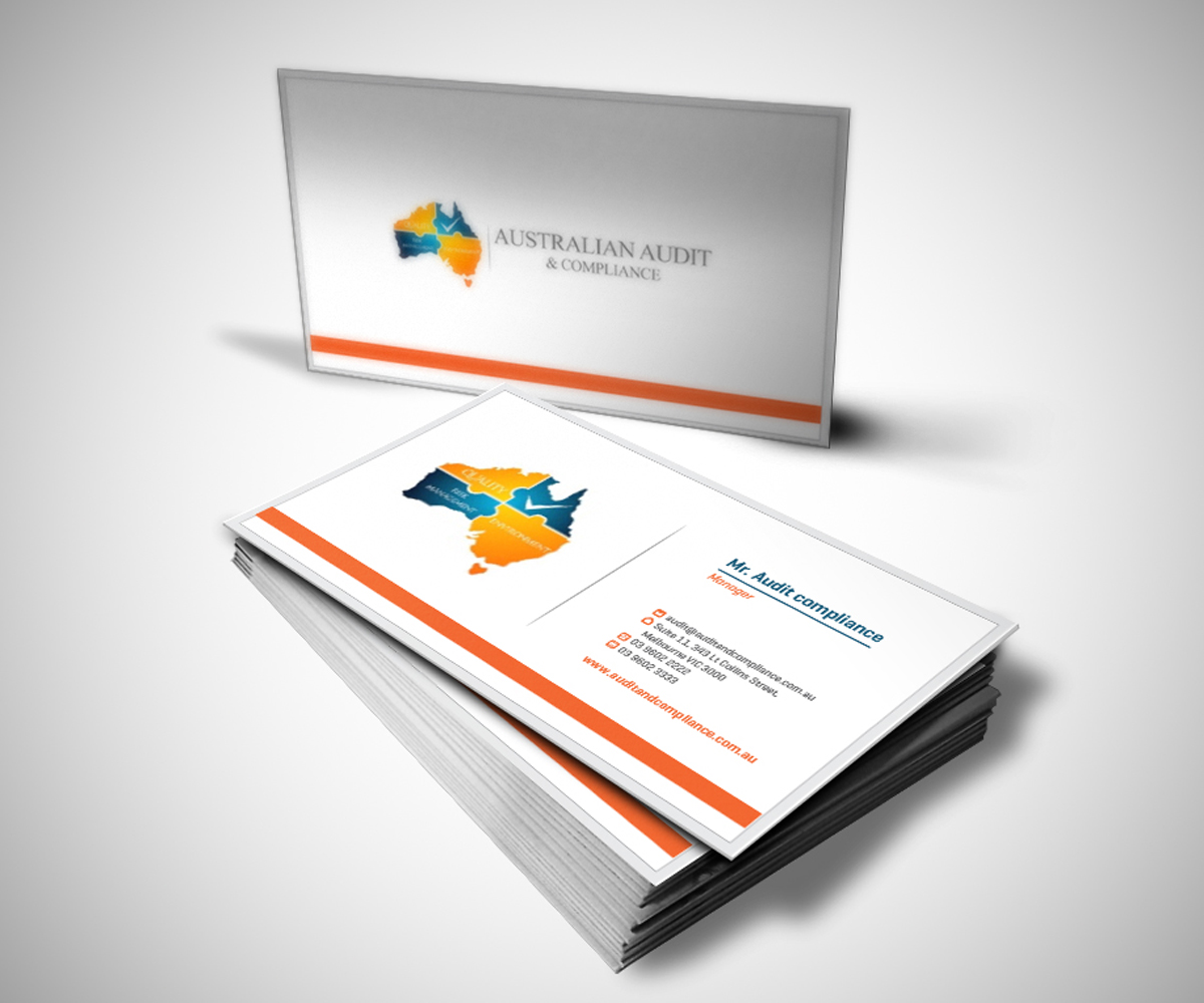 Diseño de Tarjeta de Presentación por iemo para Australian Audit & Compliance | Diseño #2378555