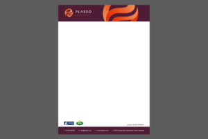 Letterhead Design by UM1356 for Plasso | Design #12077391