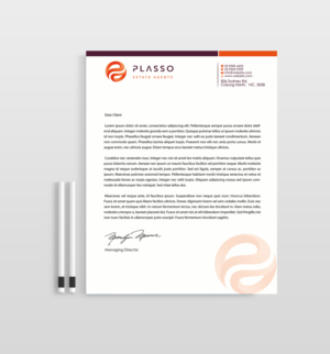 Letterhead Design by Designs 2019 for Plasso | Design: #12104423