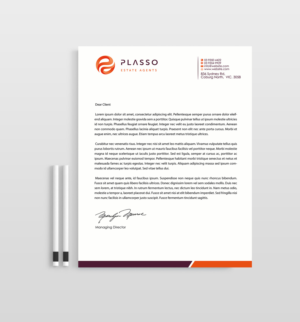 Letterhead Design by Designs 2019 for Plasso | Design: #12104426