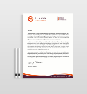 Letterhead Design by Designs 2019 for Plasso | Design: #12104444
