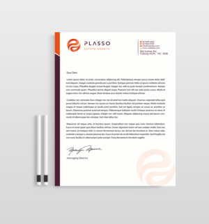Letterhead Design by Designs 2019 for Plasso | Design: #12104479