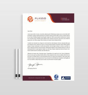 Letterhead Design by Designs 2019 for Plasso | Design: #12115138