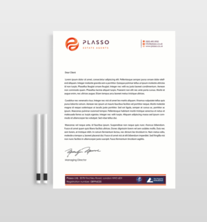 Letterhead Design by Designs 2019 for Plasso | Design: #12120455