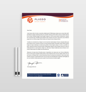 Letterhead Design by Designs 2019 for Plasso | Design: #12126623