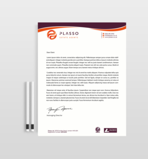 Professional Letterhead for electronic use | Letterhead Design by Designs 2019