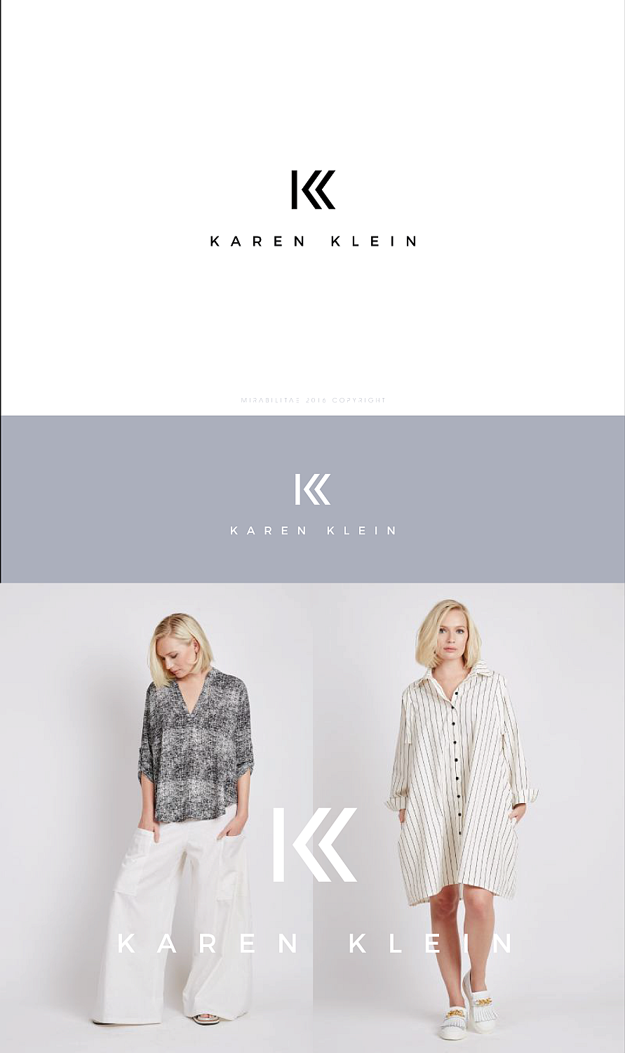 Logo Design by ermetica7design for Karen Klein Fashion | Design #12074409