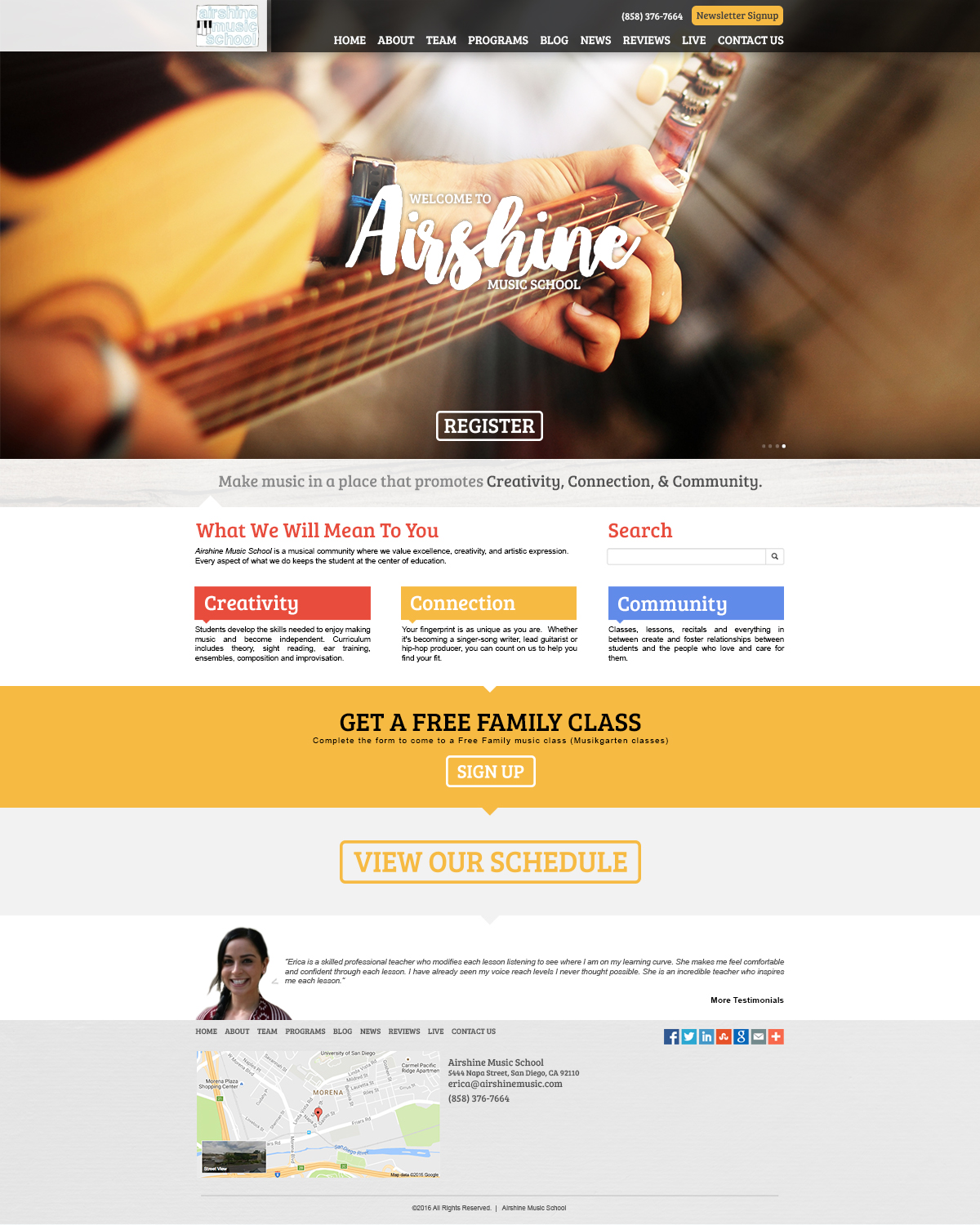 Web-Design von GM Graphics für Airshine Music School | Design #12074445