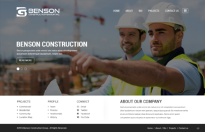 Diseño Web por pb para Benson Construction Group, Inc. | Diseño: #12088477