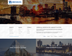 Diseño Web por pb para Benson Construction Group, Inc. | Diseño: #12088480