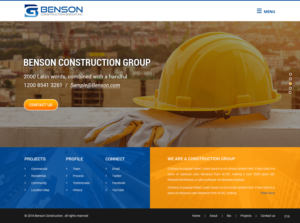 Diseño Web por pb para Benson Construction Group, Inc. | Diseño: #12088481