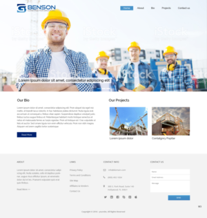 Diseño Web por pb para Benson Construction Group, Inc. | Diseño: #12089885