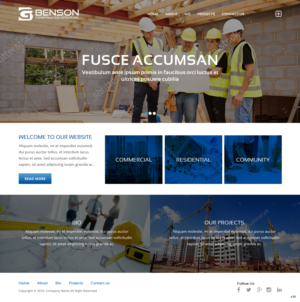 Diseño Web por pb para Benson Construction Group, Inc. | Diseño: #12089886