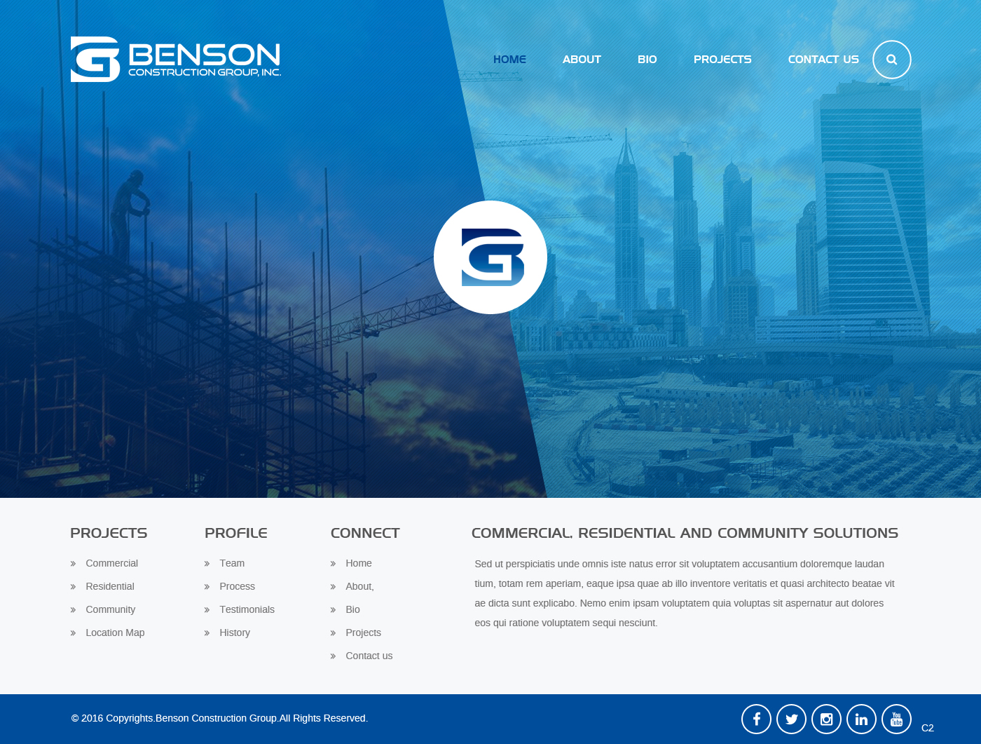 Web Design by pb for Benson Construction Group, Inc. | Design #12107386