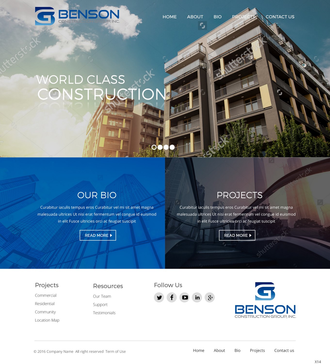 Web Design by pb for Benson Construction Group, Inc. | Design #12107388