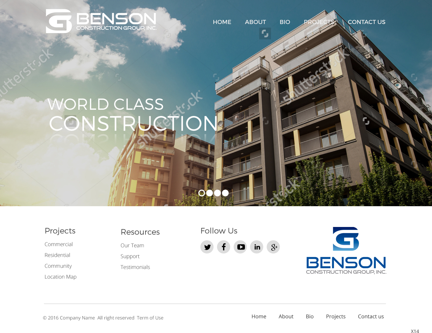 Web Design par pb pour Benson Construction Group, Inc. | Design #12107390