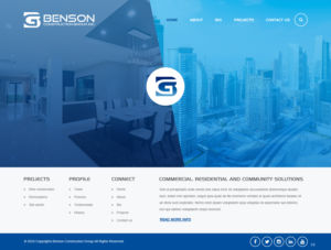 Diseño Web por pb para Benson Construction Group, Inc. | Diseño: #12142121