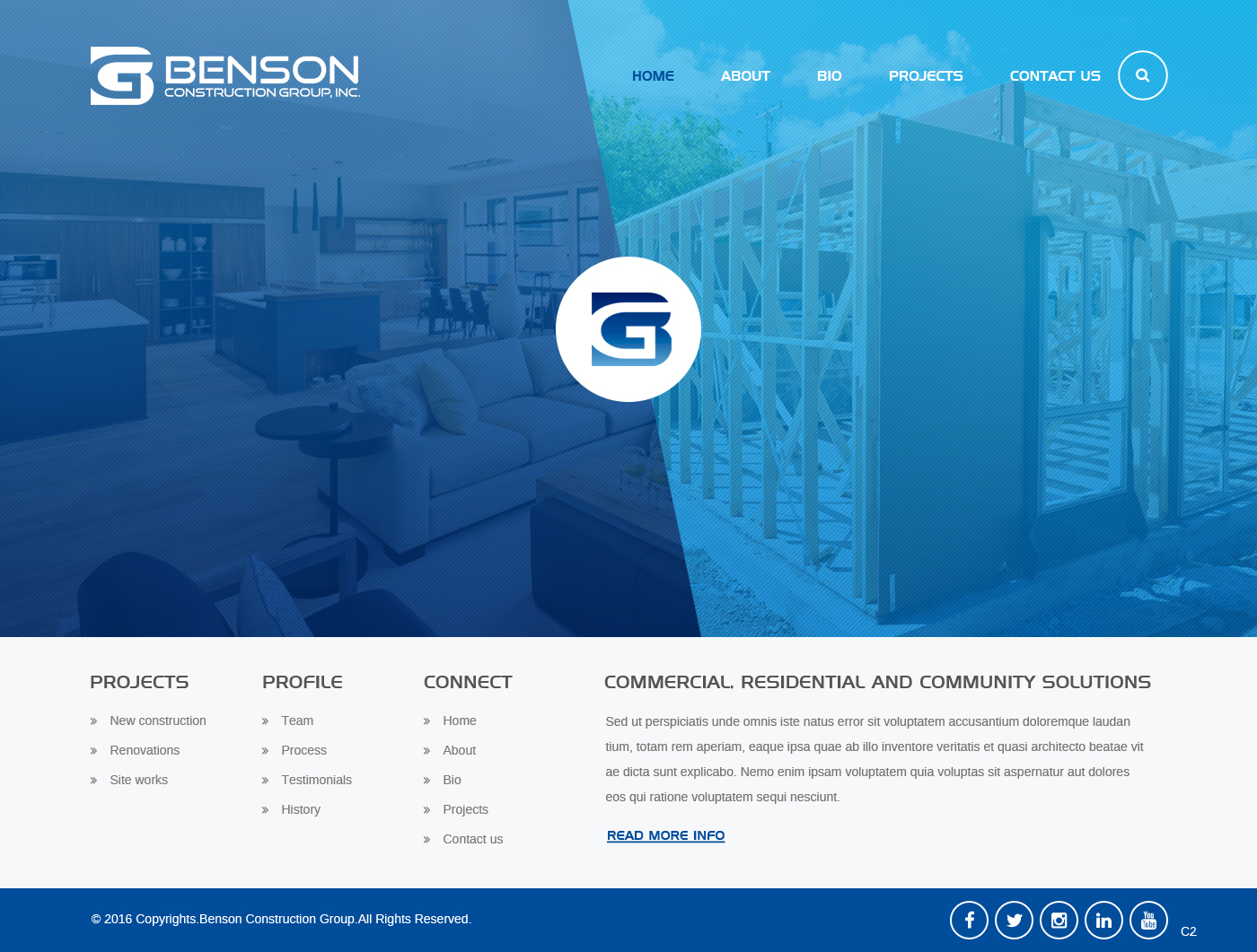 Diseño Web por pb para Benson Construction Group, Inc. | Diseño: #12142122