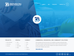 Diseño Web por pb para Benson Construction Group, Inc. | Diseño: #12142123