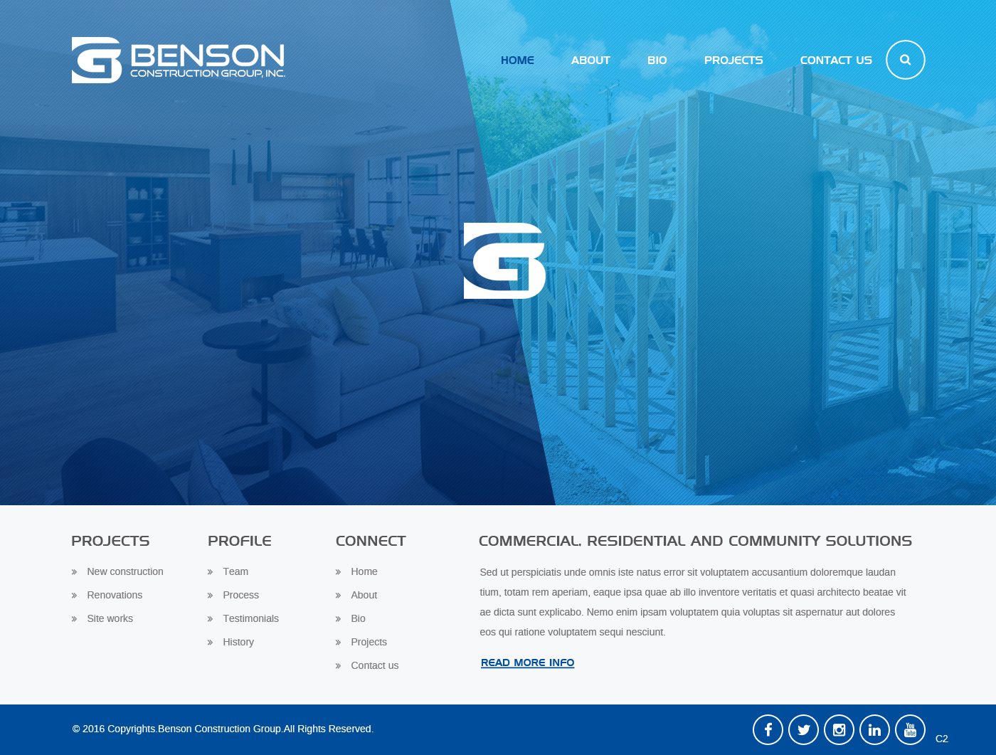 Web Design by pb for Benson Construction Group, Inc. | Design #12152682