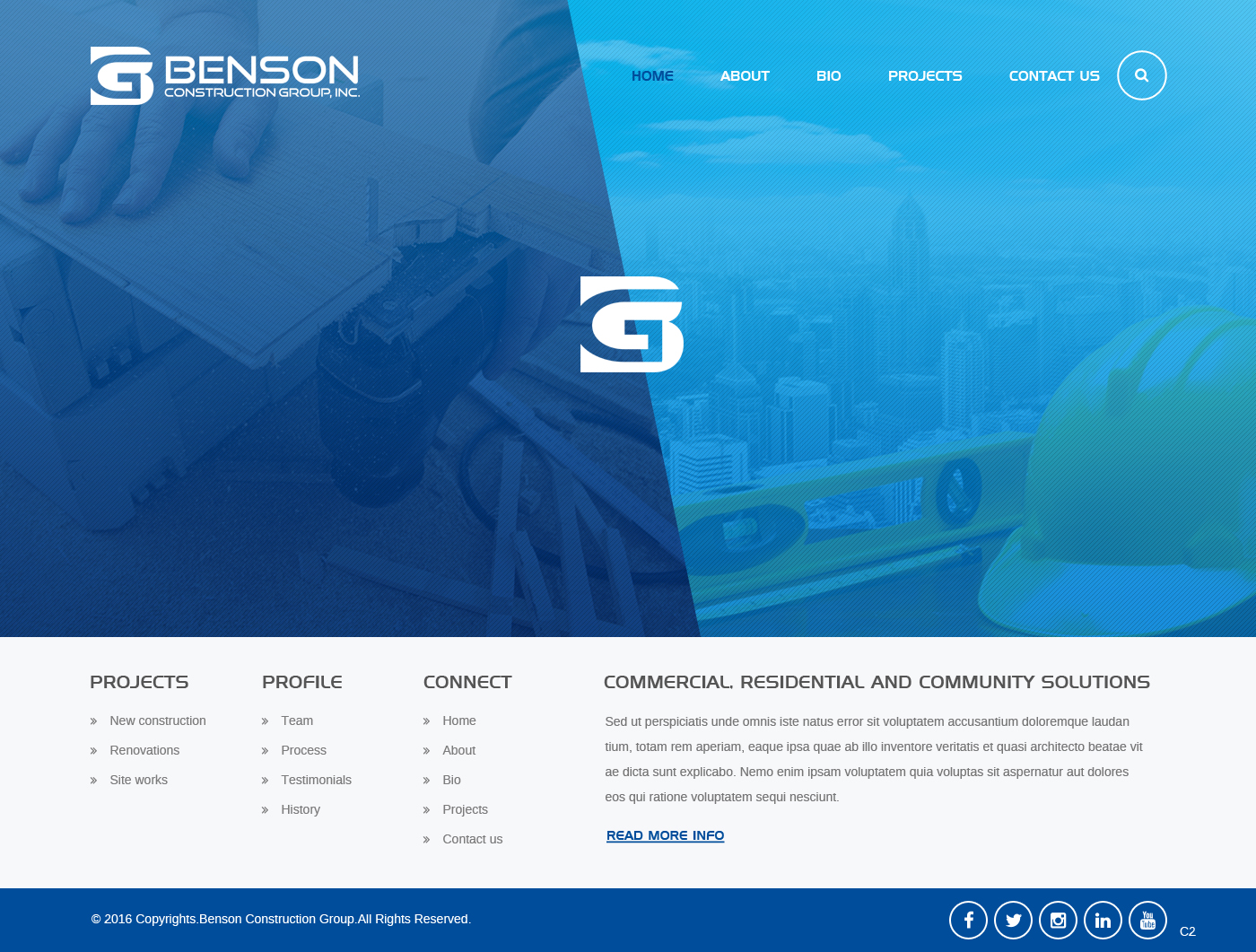 Diseño Web por pb para Benson Construction Group, Inc. | Diseño #12152684