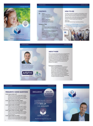 8 Page A6 booklet for Hypnosis/Hypnotherapy product