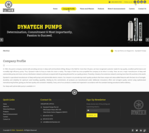 Web Design by pnfnetworkz for Dynatech Pumps | Design: #12734725