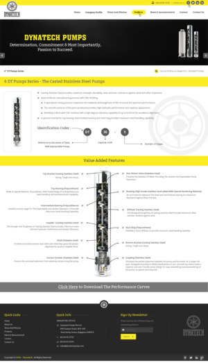 Web Design by pnfnetworkz for Dynatech Pumps | Design: #12864592